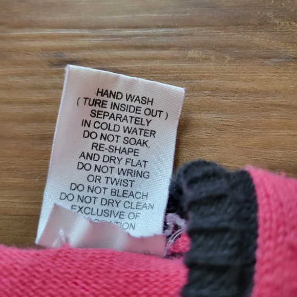 VTG MARISA CHRISTINA Colorful Dtipped Button Down Cardigan Size Large - Picture 7 of 8